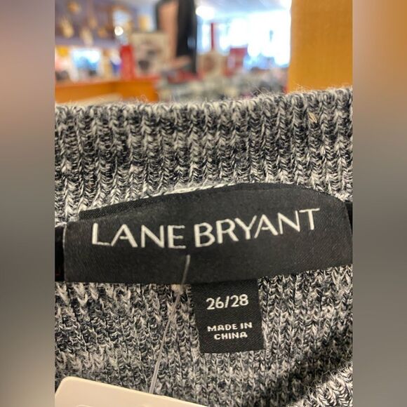 Lane Bryant Ladies 26x28 Gray Sweater w/ Buttons - Picture 2 of 3